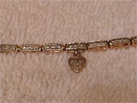 Sterling Silver Tennis Bracelet Diamond Accents