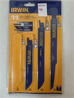 IRWIN 6 PIECE BI-METAL RECIPROCATING SAW BLADES