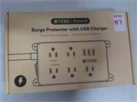 TROND PRIME III SURGE PROTECTOR WITH USB CHARGER