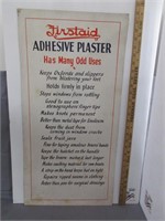 Firstaid Adhesive Plaster Cardboard Sign