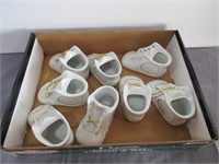 8 Ceramic Baby Shoes