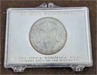 St. Louis Bicentennial silver coin