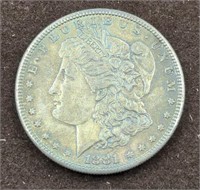 1881-S Morgan Silver Dollar coin