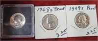 1965 1968 s 1969 s Proof Quarters