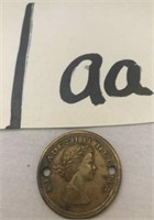 ELIZABETH II REGINA COIN