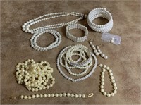 Selection of Pearl Necklaces, Bracelets