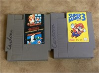 Vintage NES Super Mario Bros and Duck