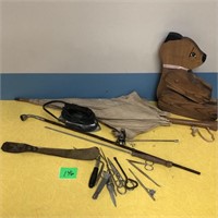 Small Tools with Wooden Bear
