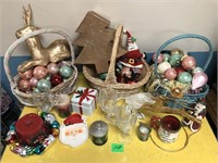 Large Christmas Lot with Ornaments