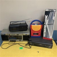 Sony Lot with VHS & Dustbuster