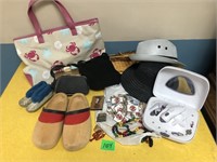 Purse and Hat Lot with Extras
