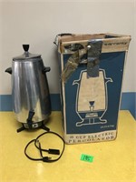 Vintage 35 Cup Electric Percolator