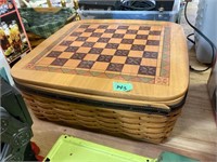 Longaberger Basket w/Wooden Lid