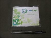 NYX eyeliner  & Live Fresh natural blotting sheets