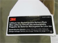 3M Alpha 1100 lithium ion rechargeable battery