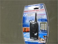 Pocket weather alert radio by Midland