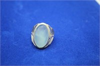 Himalayan Moonstone Ring Silver