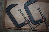 C Clamps Pittsburgh 6" Lot of 2