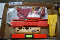 Tools Mix Lot - Stud Finder, Level, Multi Removal