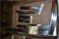 Hand Saw and Measuring Mix Lot