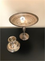 Weighted Sterling Silver Compote 5'/2''