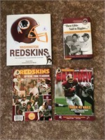4 Washington Redskins Books