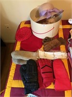 Lot of Misc. Gloves,Hats