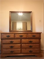 7 Drawer Dresser W/Mirror
