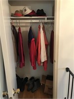 Contents of Entry Closet W/Boots,Jackets,Hats