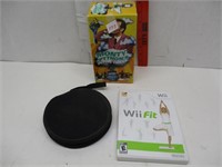 Wii Fit Game& Monty Python's Game & CD holder