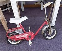 Vintage Kids Bike Red Metal