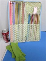 Knitting Needles With Carry Organizer