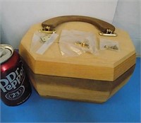 Wood Box Kit Hinged Complete