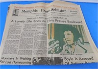 Elvis Memphis Newspaper
