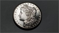 1881 S Morgan Silver Dollar Flawless Gem BU