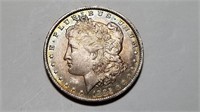 1885 O Morgan Silver Dollar Uncirculated Toned