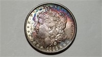 1886 Morgan Silver Dollar Uncirculated Toned