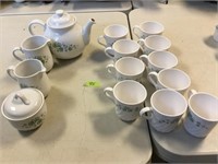 Corningware Tea Pot & Lot