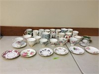 Various Mugs, Cups & Saucers