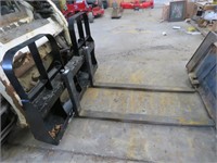 SET OF HLA 48" WALK THRU PALLET FORKS