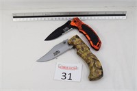 (2) NWTF Sarge & Dakota Pocket Knives