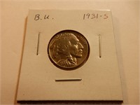 1931-S Buffalo Nickel B.U.