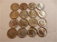 1950-60s Roosevelt Silver Dimes