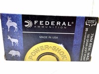 (20) Rounds 7mm Mag, Federal 150 gr Soft Point