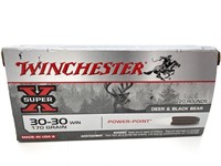 (20) Rounds 30-30, Winchester 170 Gr. PowerPoint