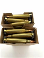 (60) Rounds .223 55 gr SP, once fired brass