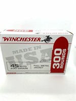 (300) Rounds 45ACP, Winchester