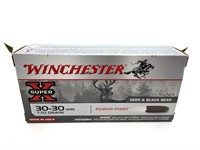 (20) Rounds 30-30 Winchester 170 Gr PowerPoint