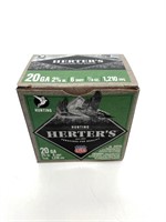 (25) Rounds 20Ga. Herters 2 3/4, 7/8 oz #6