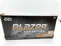 (50) Rounds 40 S&W, CCI Blazer 180 gr. FMJ